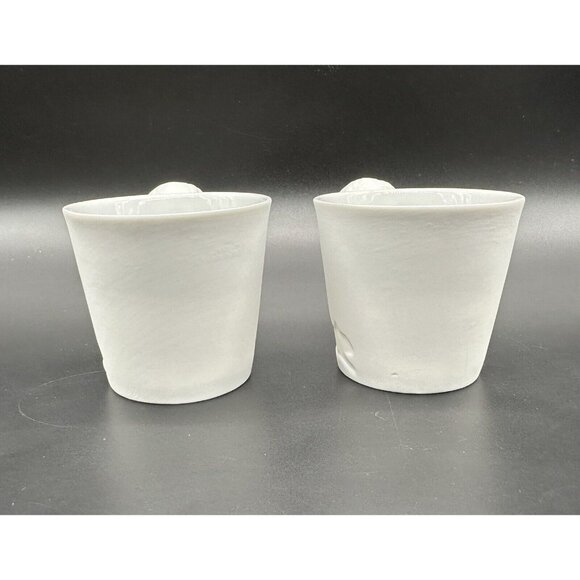 KINTO Mugtail Mugs Coffee Cup Squirrel 16239 Porcelain Candle Holder Japan White - Picture 5 of 11